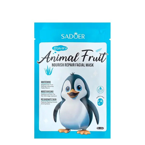 ماسک ورقه ای صورت آبرسان عمیق آلوئه ورا سادور وزن 25 گرم sadoer
