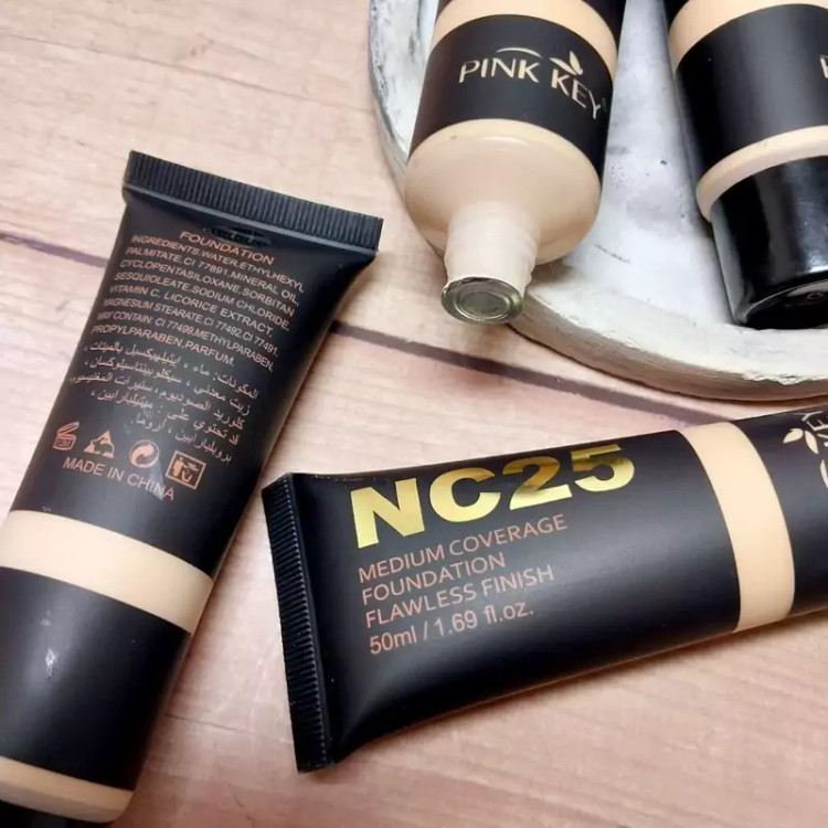 کرم پودر تیوپی پینک کی مدل NC25 وزن 40 گرم PINK KEY