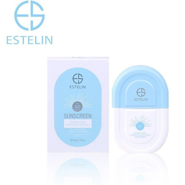 کرم ضد آفتاب بی رنگ استلین ESTELIN مدل ULTRA LIGHT وزن 50 گرم SPF 50