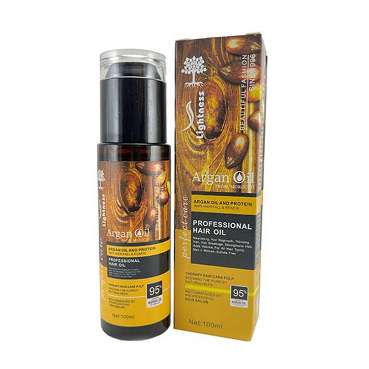 روغن مو آرگان لایتنس حجم 100 میل