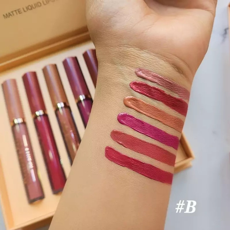 پک رژ لب مایع 6 تایی رومانتیک مات ROMANTIC MATTE