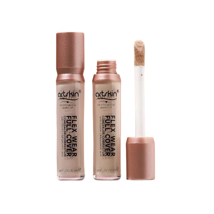 کانسیلر مایع فول کاور آرت اسکین مدل FLEX WEAR حجم 12.5 میل ARTSKIN