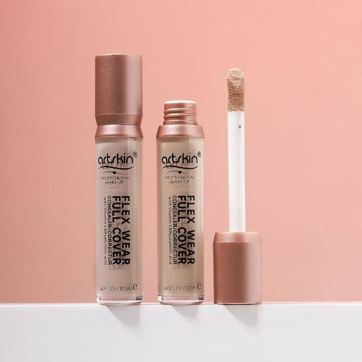 کانسیلر مایع فول کاور آرت اسکین مدل FLEX WEAR حجم 12.5 میل ARTSKIN