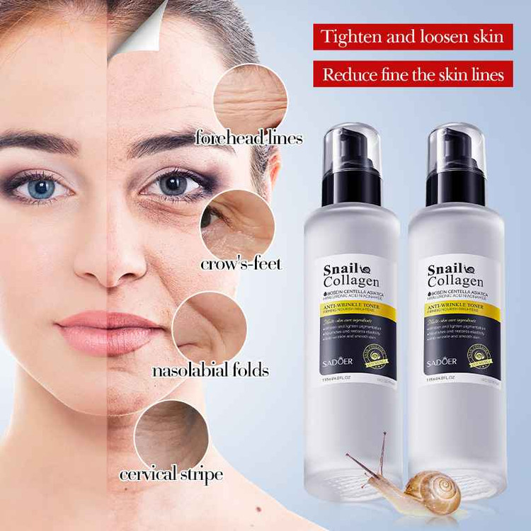 SADOER ANTI-WRINKLE SNAIL COLLAGEN TONER