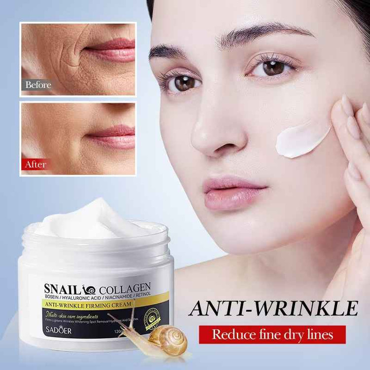 SADOER ANTI-WRINKLE SNAIL COLLAGEN CREAM 120 gr