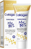 کرم ضد آفتاب بدون رنگ کلاژن سادور SPF50 وزن 40 گرم