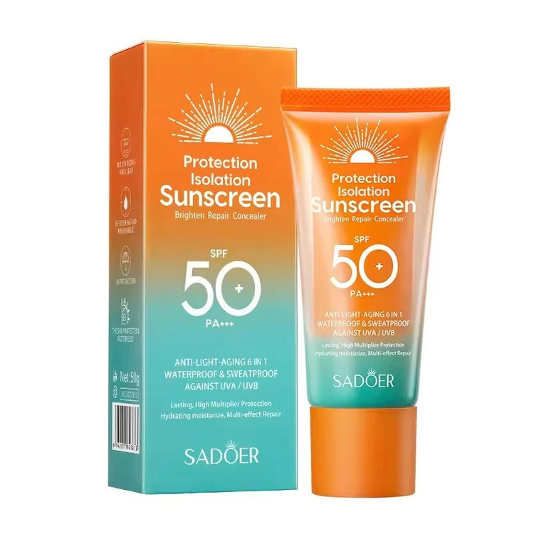 کرم ضد آفتاب شش کاره سادور SPF 50 وزن