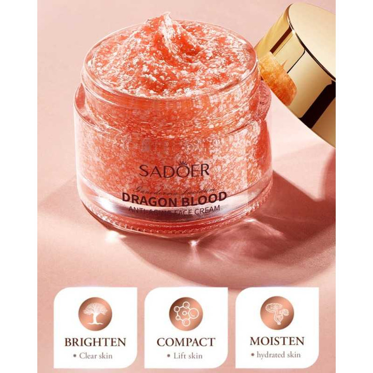 کرم ضد چروک سادور SADOER مدل خون اژدها وزن 50 گرم