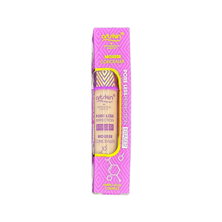 کانسیلر مایع پد دار و فول کاور آرت اسکین ARTSKIN مدل PORE LESS PERFECTION حجم 7 میل