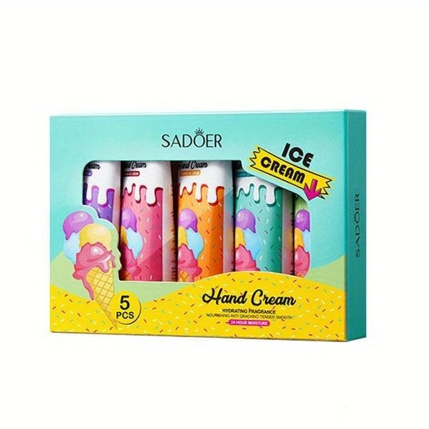 کرم مرطوب کننده دست سادور SADOER مدل بستنی وزن 100 گرم