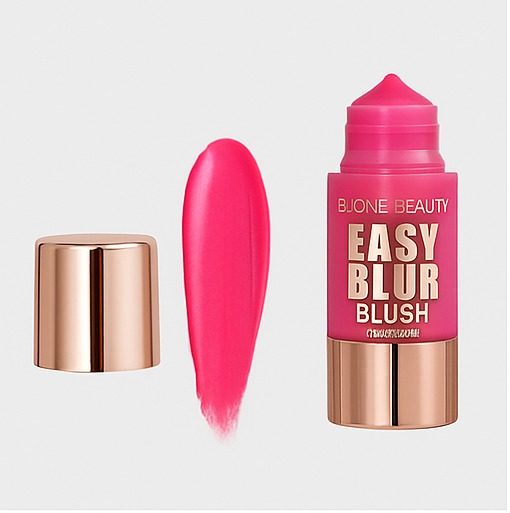 رژ گونه مایع بیلیون بیوتی مدل دکمه ای  مدل Easy Blur Blush حجم 12 میل