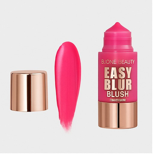 رژ گونه مایع بیلیون بیوتی مدل دکمه ای مدل Easy Blur Blush حجم 12 میل