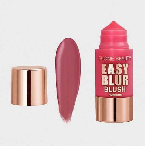 رژ گونه مایع بیلیون بیوتی مدل دکمه ای  مدل Easy Blur Blush حجم 12 میل