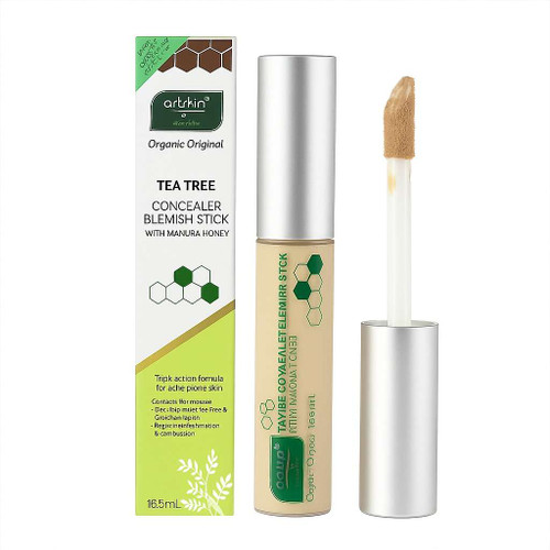 کانسیلر مایع فول کاور ضد جوش آرت اسکین مدل درخت چای و عسل