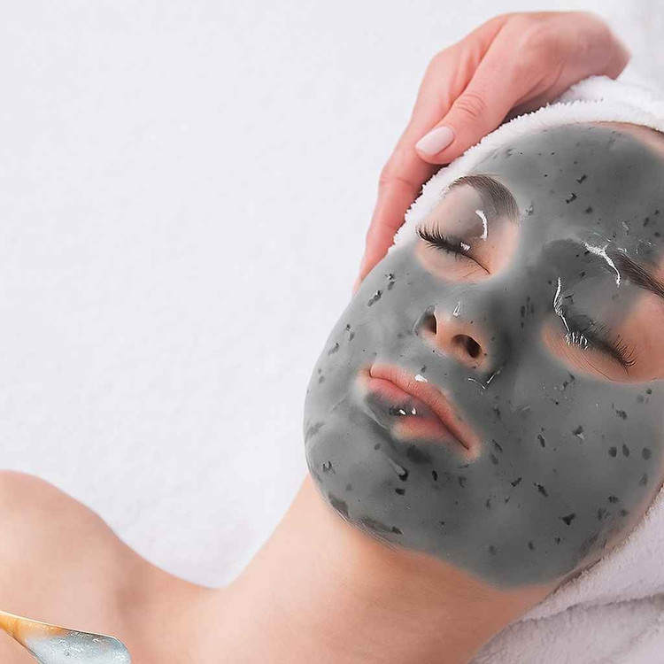 ماسک صورت هیدروژلی مینایر مدل زغال بامبو سفیدکننده و پاکسازی عمیق وزن 100 گرم