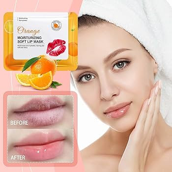 ماسک ورقه ای لب نرم کننده ویتامین سی FAYANKOU وزن 8 گرم