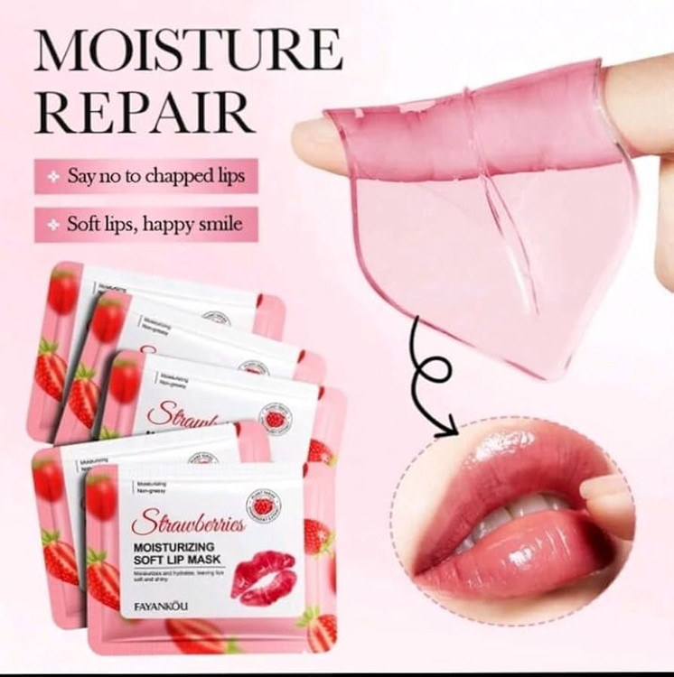 ماسک ورقه ای لب نرم کننده و روشن کننده FAYANKOU وزن 8 گرم