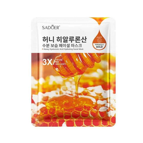 ماسک صورت ورقه ای ضد چروک و جوانساز عسل سادور sadoer