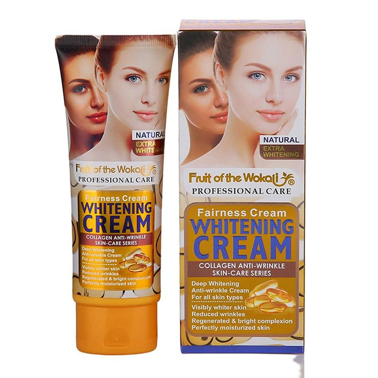 کرم سفید کننده و ضد چروک صورت و بدن دو چهره مدل کلاژن وزن