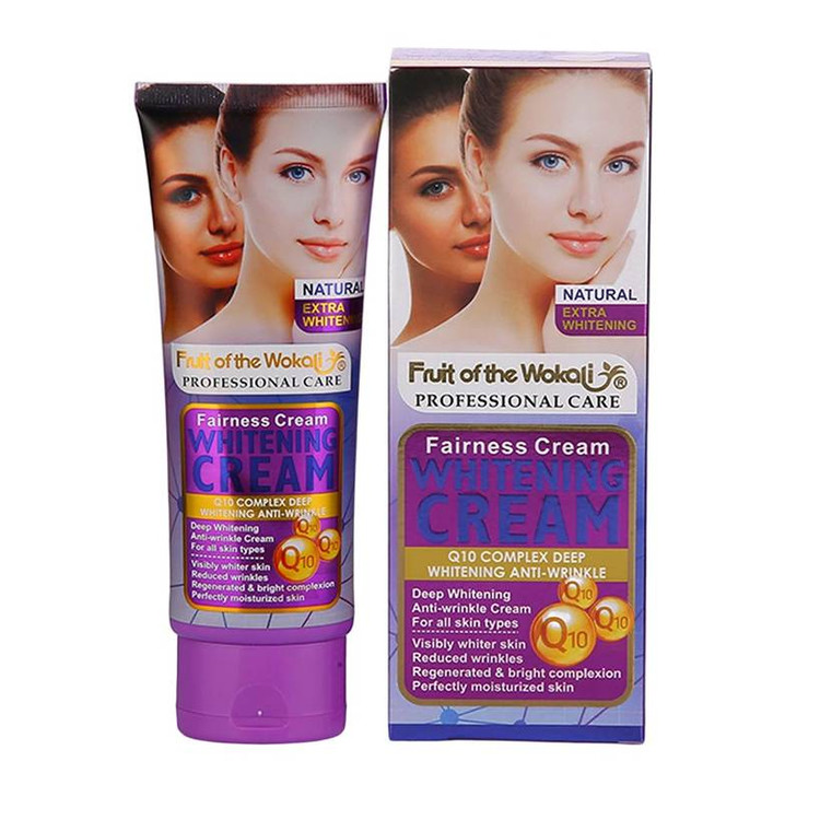 کرم سفید کننده صورت و بدن دو چهره مدل کو آنزیم کیوتن وزن 100 گرم