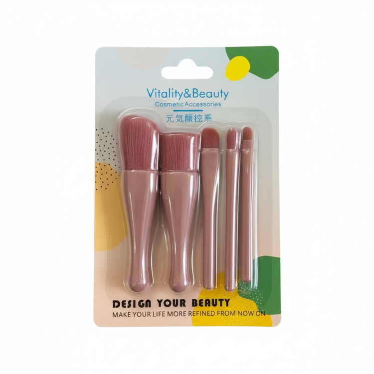 ست براش آرایشی 5 تکه ویتالیتی اند بیوتی مدل کارتی