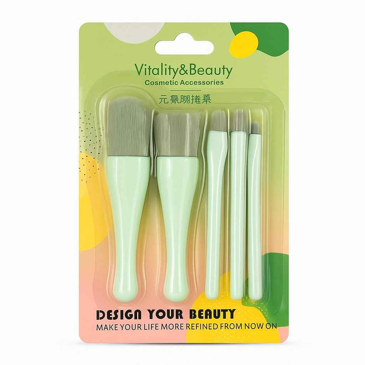 ست براش آرایشی 5 تکه ویتالیتی اند بیوتی مدل کارتی