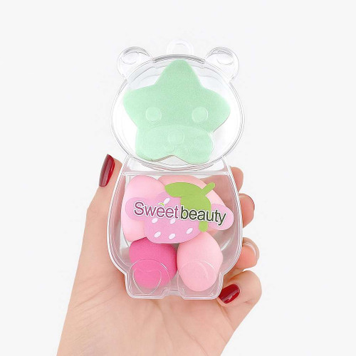 باکس پد آرایشی ۷ عددی خرسی Sweet Beauty