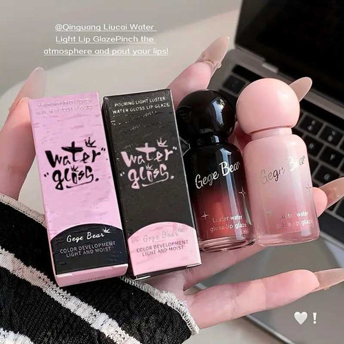 Gege Bear Pouring Light Luster Water Gloss Lip Glaze