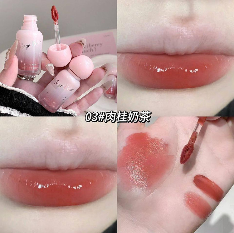 Gege Bear Pouring Light Luster Water Gloss Lip Glaze