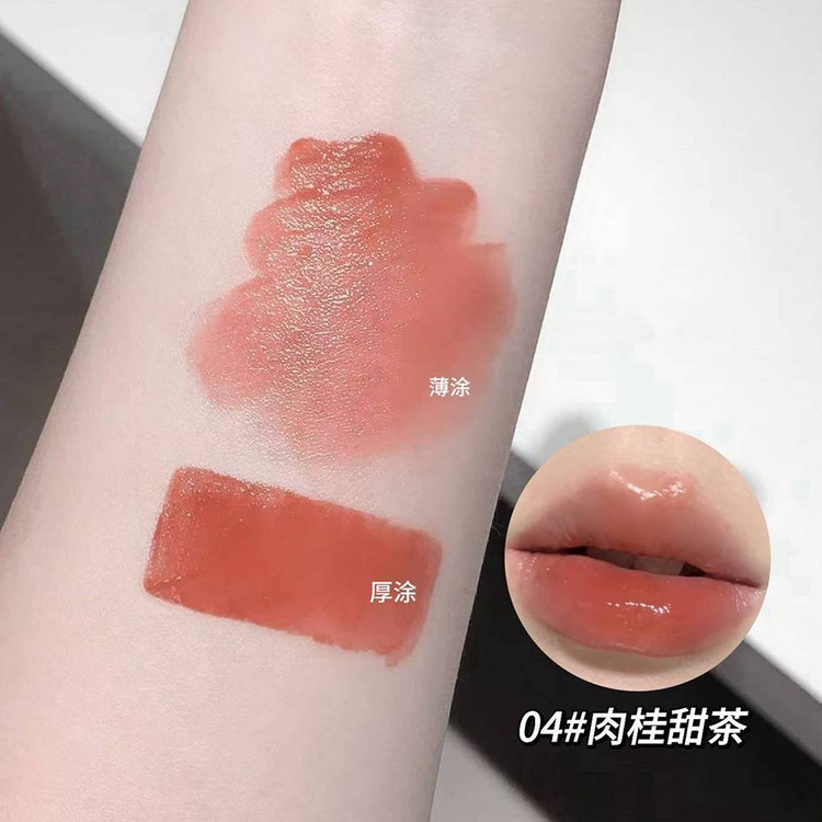 لیپ گلاس کریستالی گی گی بیر مدل پاپیونی حجم 2.5 میل