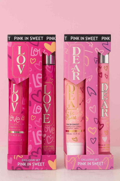 ست عطر و لوسیون پینک این سوییت