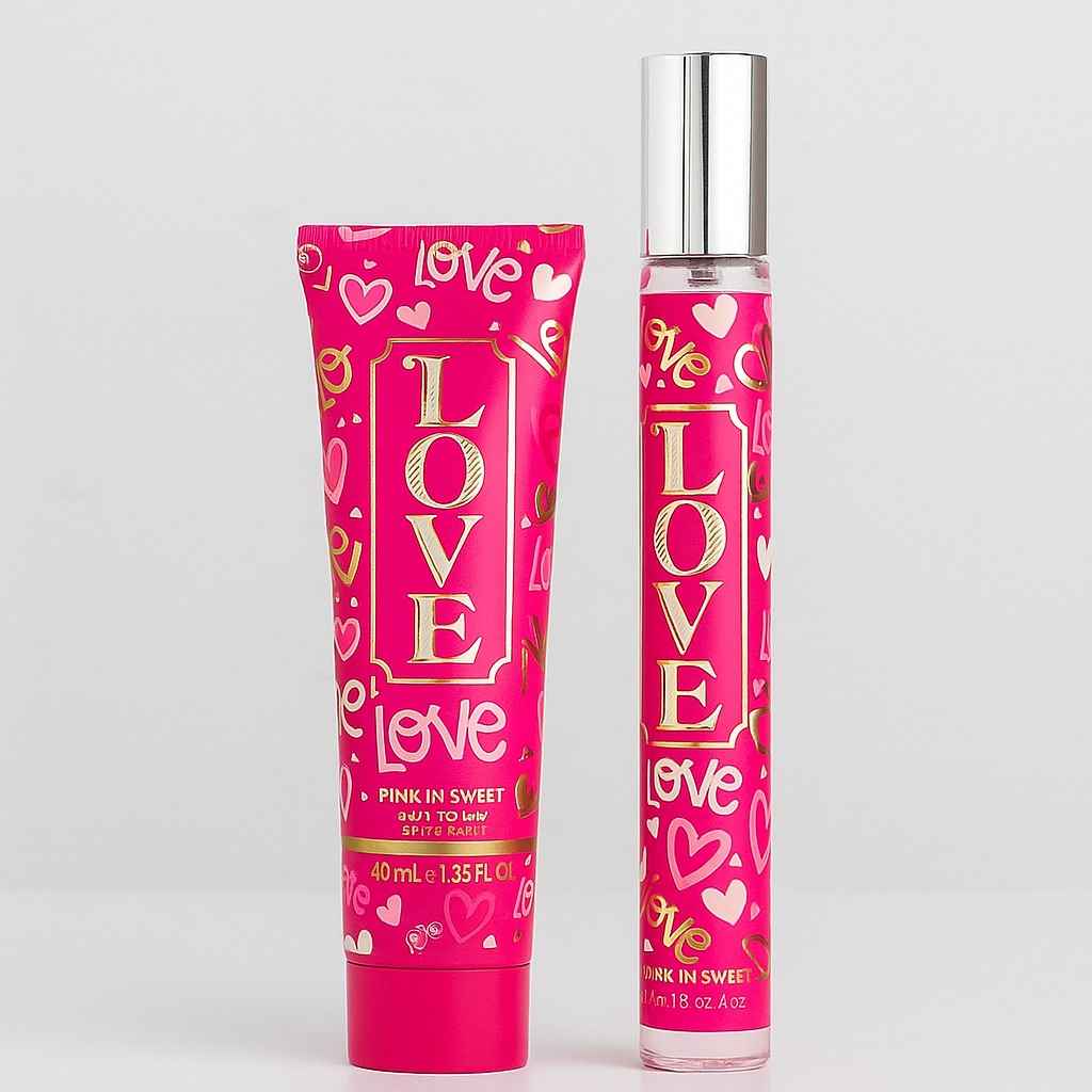 ست عطر و لوسیون پینک این سوییت