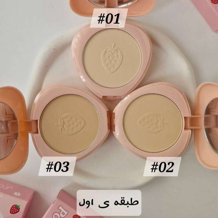 پنکک صورت دو طبقه هدی موجی مدل توت فرنگی