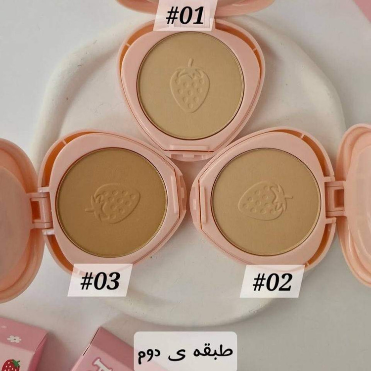 پنکک صورت دو طبقه هدی موجی مدل توت فرنگی