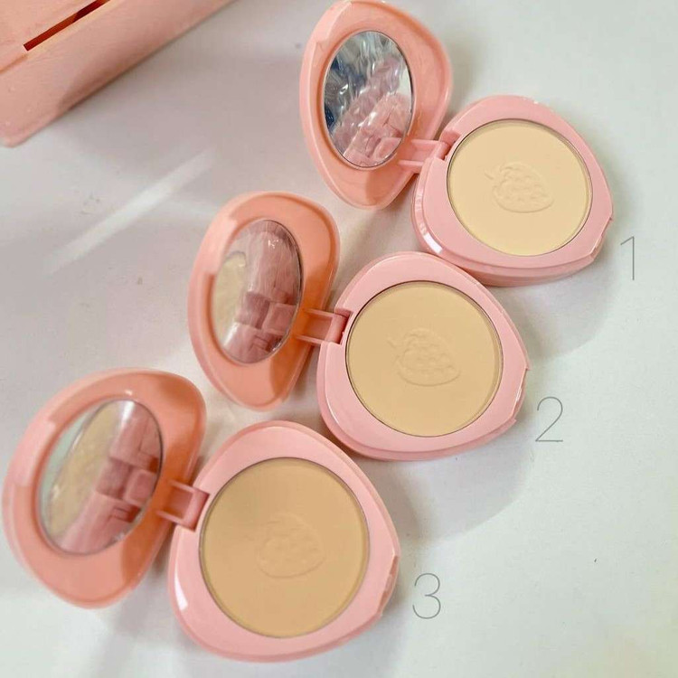 پنکک صورت دو طبقه هدی موجی مدل توت فرنگی