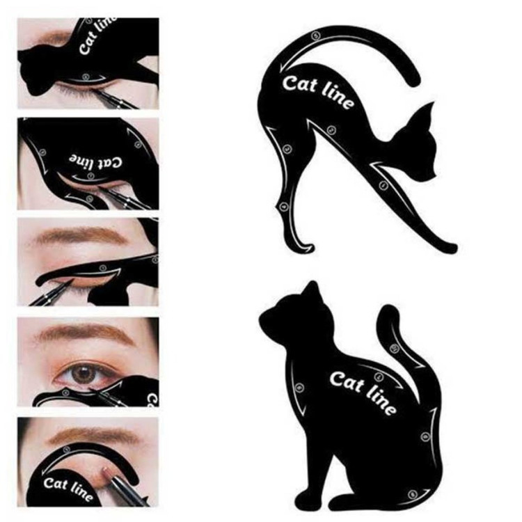 شابلون خط چشم گربه ای
