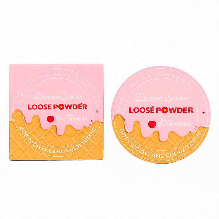 پودر فیکس آرایش رنگی دراگون رانی مدل بستنی