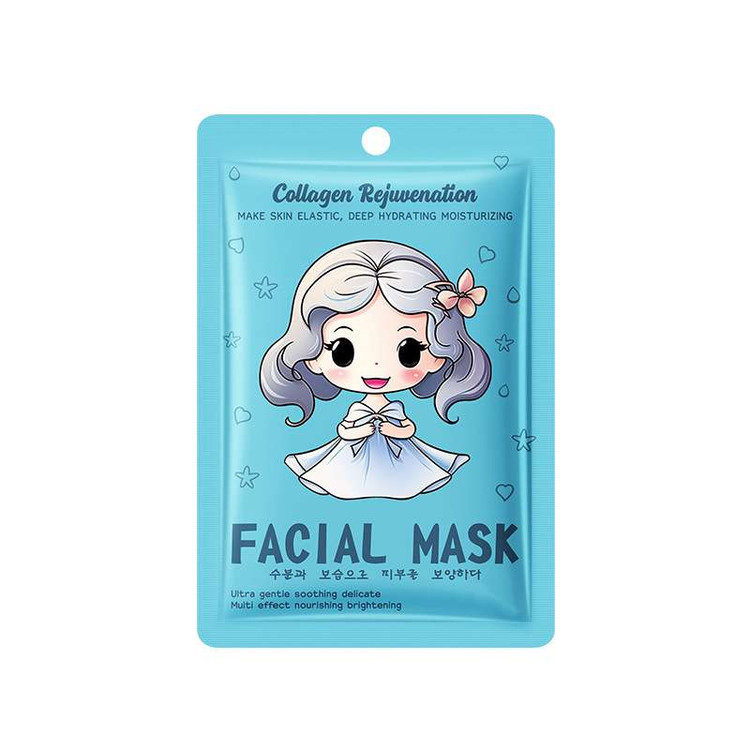 ماسک صورت ورقه ای ضد چروک کلاژن سادور وزن 25 گرم SADOER