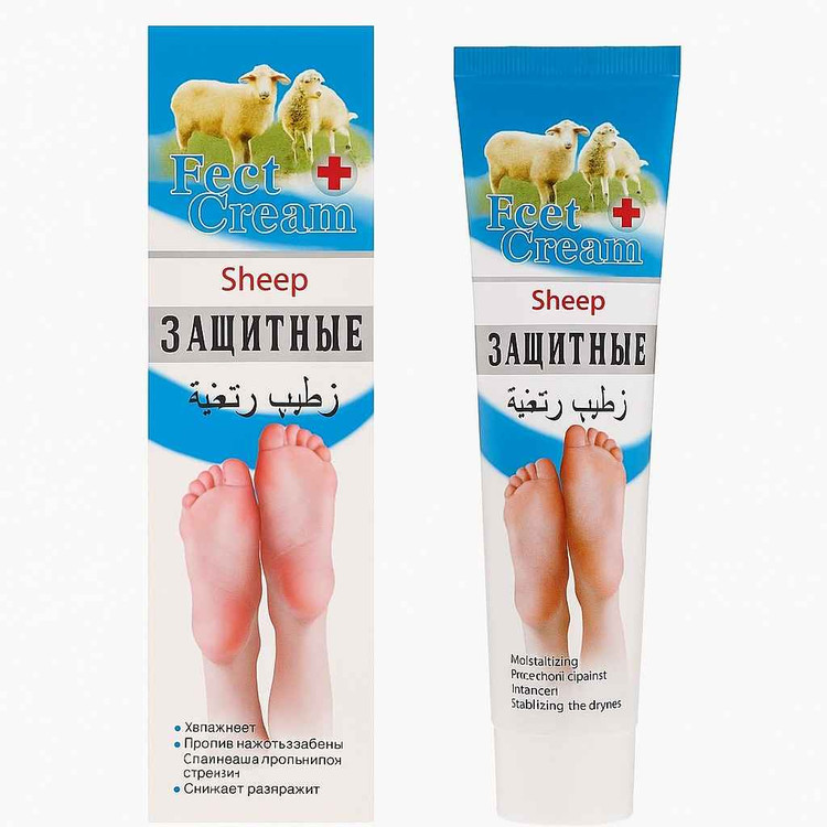 کرم ترمیم ترک و خشکی پا هیون داو مدل شیر گوسفند وزن 120 گرم