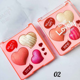 پالت رژگونه و هایلایتر s.f.r مدل Lovely