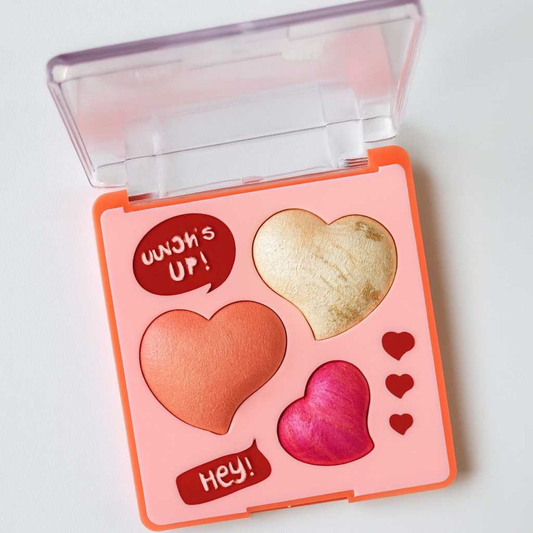 پالت رژگونه و هایلایتر s.f.r مدل Lovely