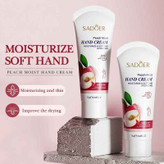 کرم دست مرطوب کننده هلو سادور وزن 75 گرم SADOER