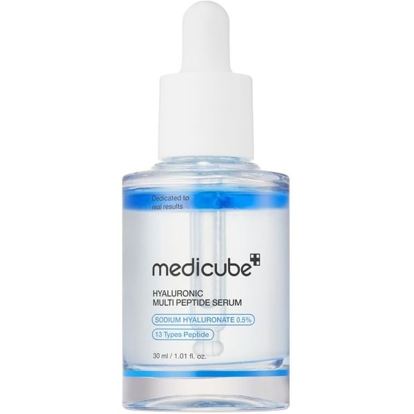 سرم آبرسان و جوانساز هیالورونیک اسید و مولتی پپتاید مدی کیوب حجم 30 میل اورجینال کره جنوبی