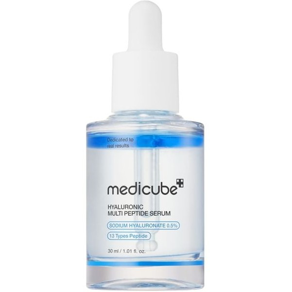 سرم آبرسان و جوانساز هیالورونیک اسید و مولتی پپتاید مدی کیوب حجم 30 میل اورجینال کره جنوبی