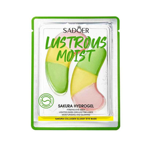 ماسک زیر چشم ورقه ای سفت کننده و روشن کننده شکوفه گیلاس سادور وزن 7.5 گرم