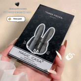 پک رژ لب مایع 3 تایی مدل خرگوش تیره مجیک کاسا MAGIC CASA