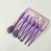 ست براش آرایشی 6 عددی با جعبه طلقی