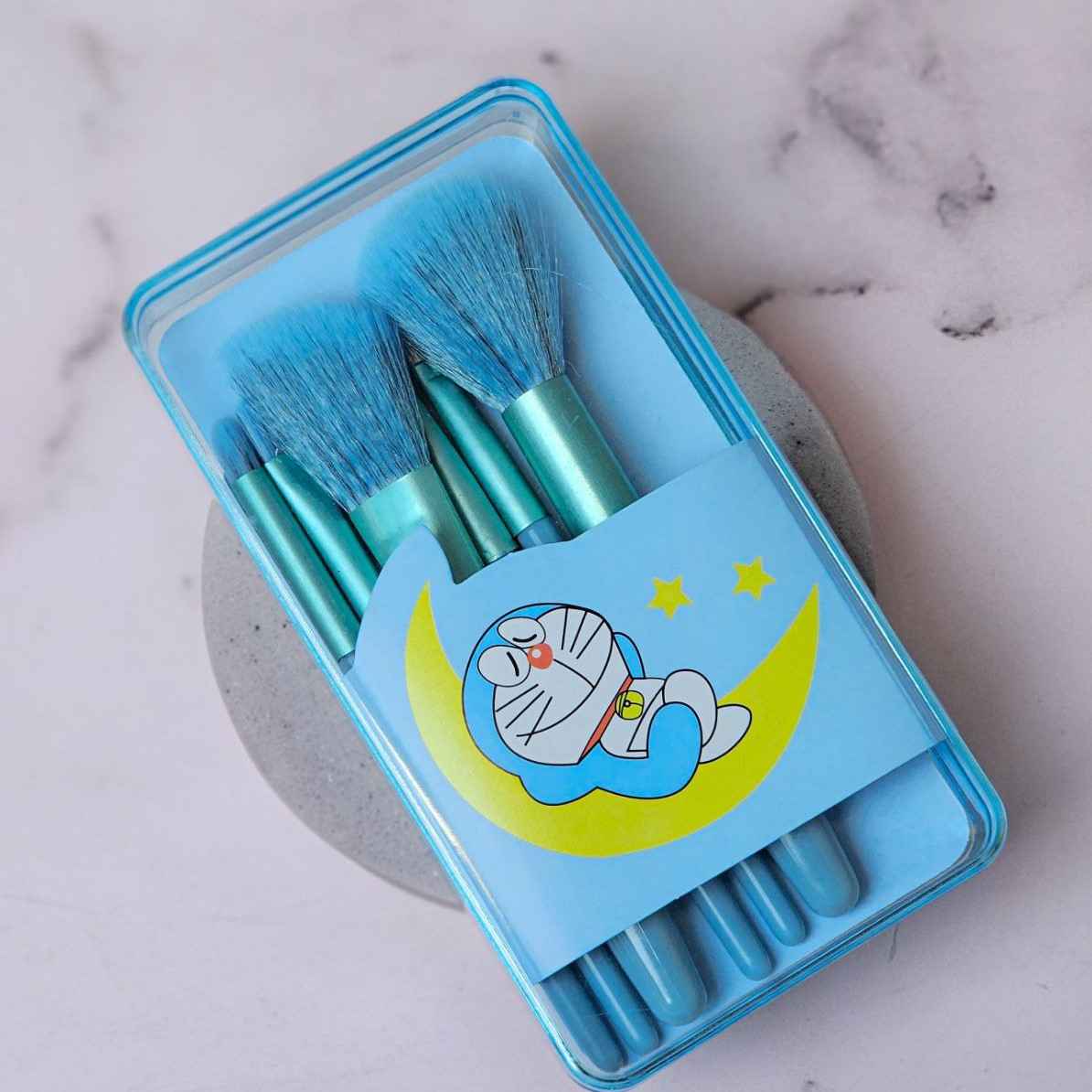 ست براش آرایشی 6 عددی با جعبه طلقی