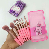 ست براش آرایشی 6 عددی با جعبه طلقی