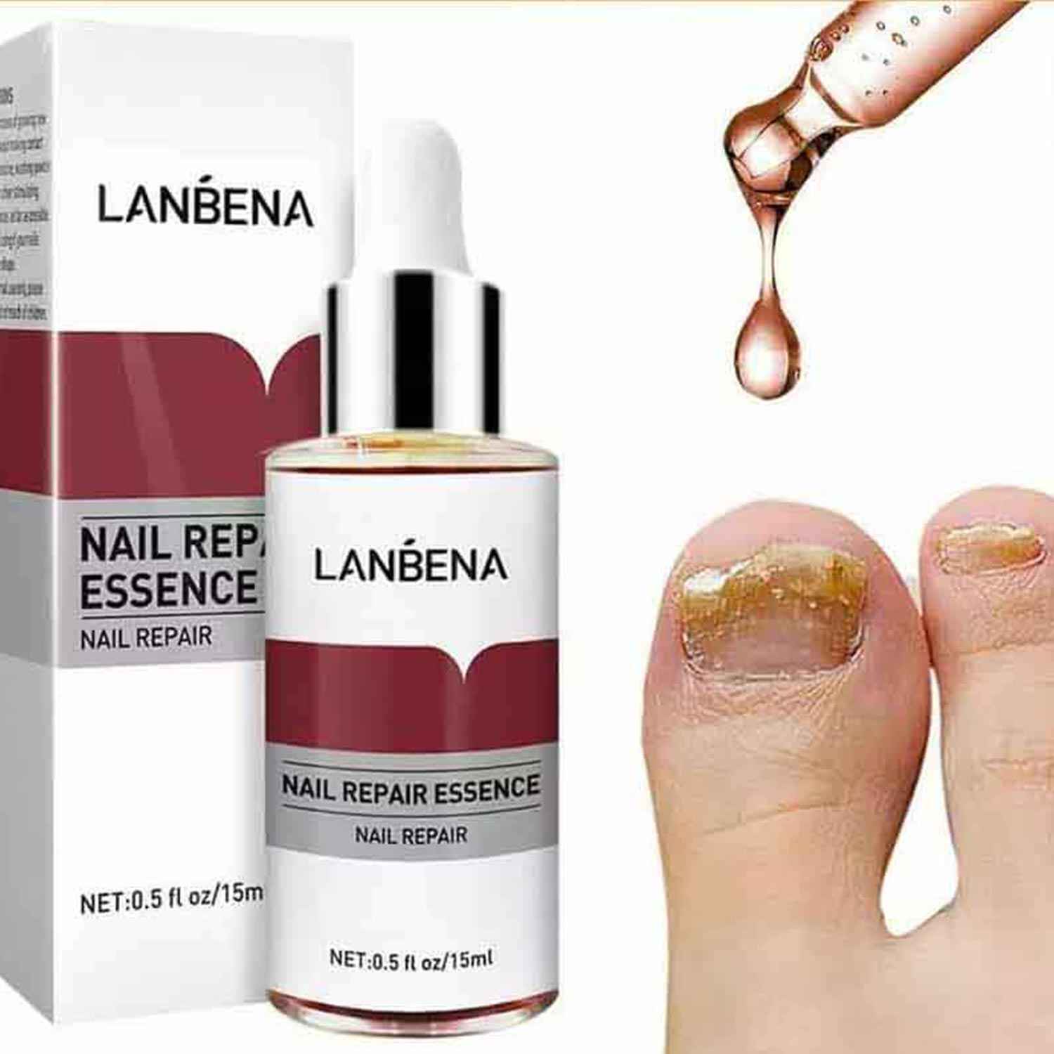 سرم تقویت و ترمیم ناخن لانبنا حجم 15 میل LANBENA